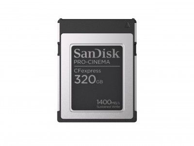 SanDisk PRO-Cinema CFexpress Type B Card? 320GB up to 1700MB/s Read, up to 1500MB/s Write