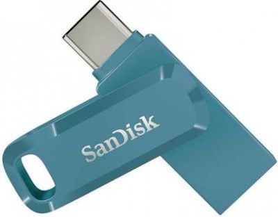 SanDisk SDDDC3-128G-I35NBB / Mobile Dual Drive / 400 Mbs 128 GB OTG Drive  (Blue, Type A to Type C)