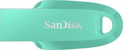 SanDisk Ultra Curve 64 GB Pen Drive Compatible with Desktop Computer, Laptop, Television USB 3.2 Plastic Case (Green)