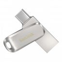 SanDisk Ultra Dual Drive Luxe USB_c Type-C 64GB, OTG, Upto 400MB/S, Pendrive, Silver, 5Y Warranty (SDDDC4-064G-I35)...