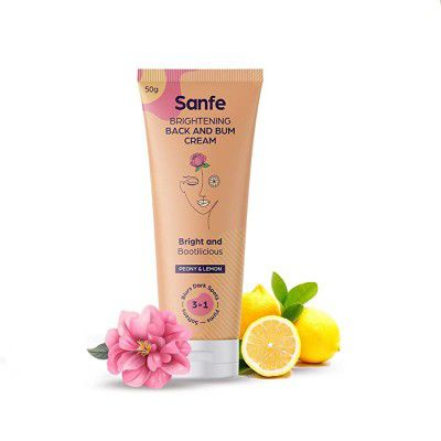 Sanfe Brightening Back and Bum Cream 50g or uneven dark and patchy bum and back