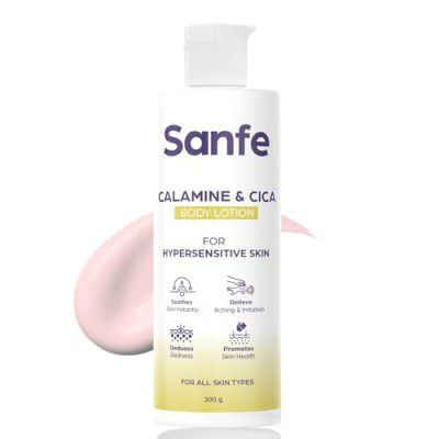 Sanfe Calamine & Cica Body Lotion | For Men & Women - 200ml