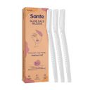 Sanfe Glide Reusable Face & Eyebrow Razor For Women | For Painless Hair Removal - Pack of 3...