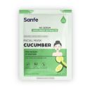 Sanfe Instant Hydration Cucumber Facial Mask | For toned & nourished skin | 100% fruit extracts, Korean Mask | 1pc, 25gm (Cucumber)...