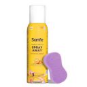 Sanfe Painless & Detan Hair Removal Spray Cream - 200 ml | For Chest, Legs, Arms & UnderArm | Removes Hair in 10 Minutes with Skin Detan | Orange Peel, Aloevera, Vitamin E & Niacinamide...