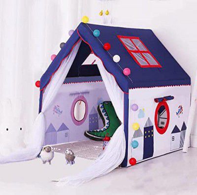 SANGANI, Colorful Kids Play Tent House for 3-13 Year (Blue City)