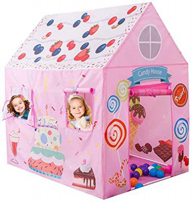 SANGANI Kids Theme Play Theme Tent House Kids 3-13 Year Old Kids Girls and Boys,Doll House=oo0012