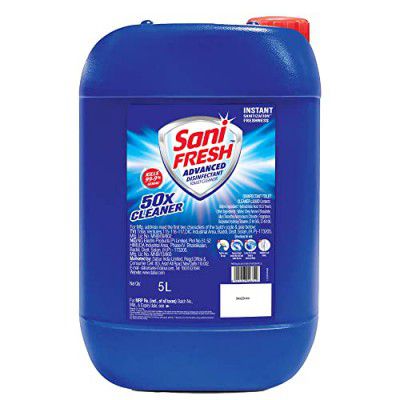 Sani fresh Toilet Cleaner - 5L | Advanced Thicker Formula | Removes Toughest Stains | Provides Long Lasting freshness