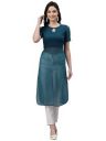 Sanisa Solid Georgette & Crepe Kurta...