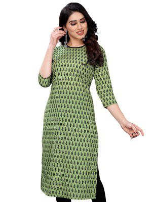 Sanisa Women Printed Regular Fit Crepe Kurta