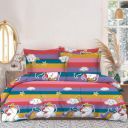 SANJEET Cotton King Flat 260 TC Printed Bedsheet  (Pack of 1, Multicolor flat 74)...