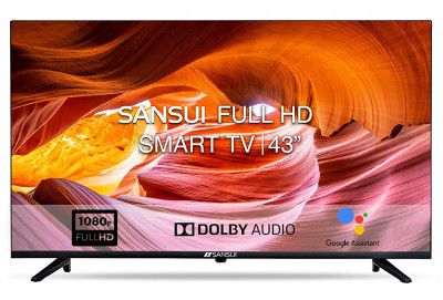 Sansui 43" Full HD Certified Android LED TV JSW43ASFHD (2021 Model)