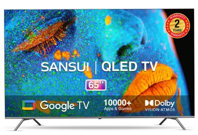 SANSUI 65" 4K Ultra HD Smart QLED Google TV JSW65GSQLED