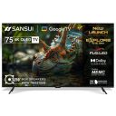SANSUI (75") 4K HDR Smart | QLED TV JSW75UG23QF (Midnight Black)...