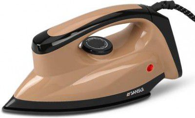 Sansui Bigsole 1000 W Dry Iron  (Black, Brown)