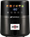 Sansui Kurkura Magic 5L With 85% Less Oil Consumption, Digital Touchscreen with Color Display, Non-Stick Basket Air Fryer (5 L)...