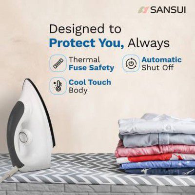 Sansui Magic 1000 W Dry Iron (Grey, White)