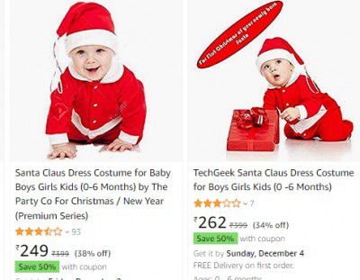 Santa Claus Dress Costum Starts ₹124 | Apply 50% coupon