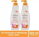 Santoor by Wipro Whitening and UV Protection Moisturising Body Lotion with Sandalwood Extracts...