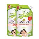 Santoor Fresh Gentle Hand Wash, 750ml (Pack Of 2)...
