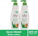 Santoor by Wipro Germ Shield Moisturising Body Lotion with Aloe Vera & Sandalwood Extracts (500 ml)...