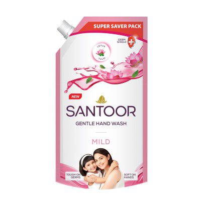 Santoor Mild Gentle Hand Wash 650ml