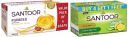 Santoor Pureglo Glycerine Soap With Almond Oil And Glycerine, 125G (Pack Of 6) For Nourished Glowing Skin And Aloe Fresh Soap With Aloe Vera And Lime, 125G...