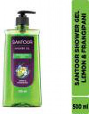 Santoor Shower Gel Lemon and Frangipani (500 ml)