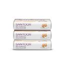 Santoor Skin Softening Sandal & Almond Milk Bathing Soap 150G X3...