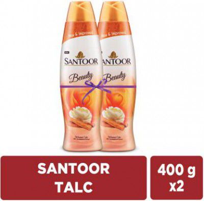 Santoor Talc (2 x 400 g)