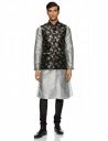 Sanwara Mens Achkan Kurta Pyjama with Waist Coat S0319_031...