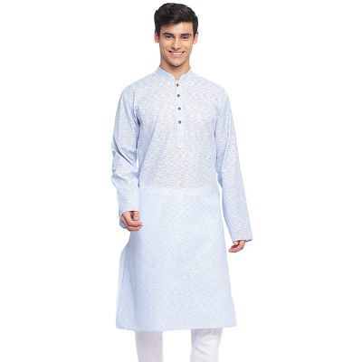 Sanwara Mens Cotton Relaxed Kurta