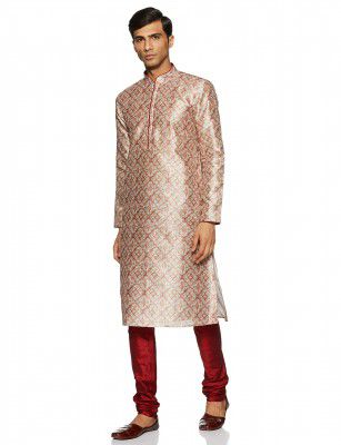 Sanwara Mens Silk Kurta Pyjama