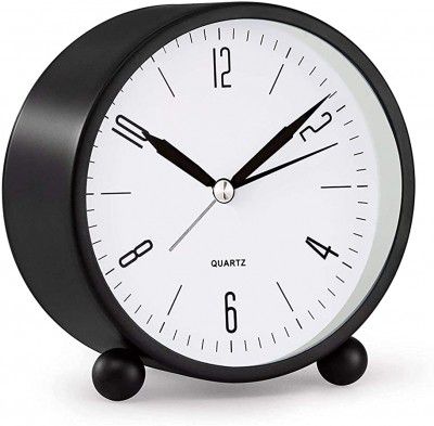 Sapphire India Analog Alarm Clock - 3 Inch Small Clock
