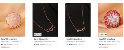 Saraf RS Jewellery Women's Jewellery at FLAT 80% OFF