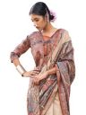 SAREE MALL Women's Banarasi Silk Madhubani Printed Saree With Unstitched Blouse Piece(PUSHPMNDI101_RS_Parent)...