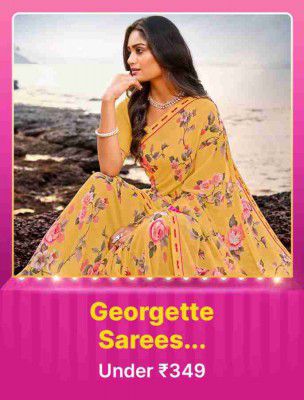 Sarees under Rs. 349 on Flipkart Big Billion Days 