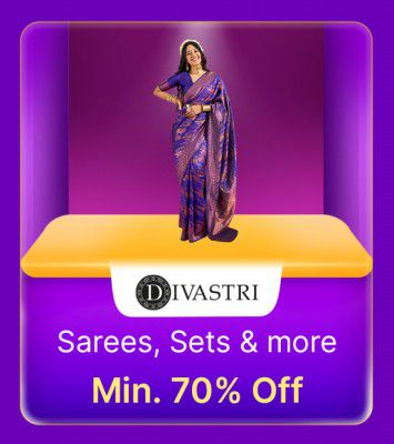 Sarees & Sets @ minimum 70% off in Flipkart Billion Days Sale   