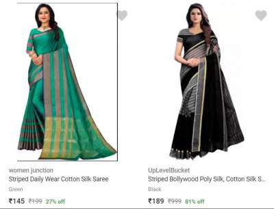 Sarees Upto 90% Off