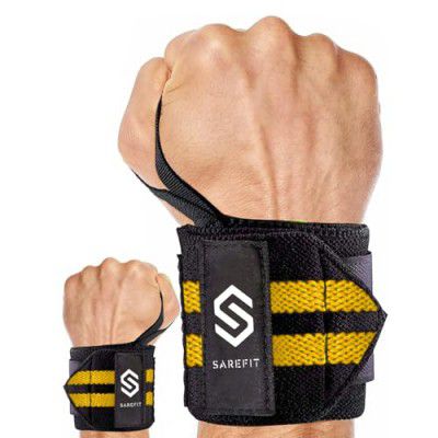 SAREFIT Wrist Supporter for Gym, Wrist Support For Men & Women