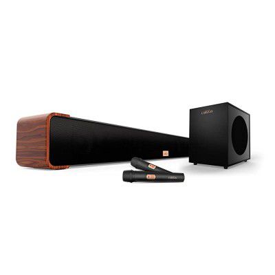 Saregama Carvaan Musicbar Karaoke CBWK121, 120W 2.1 Channel Soundbar