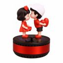 SARTE Solar Car Dashboard Decoration Air Freshener Deodorizer Diffuser Rotating Couple Figurine Fragrance Ornament...