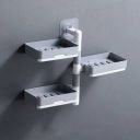 SARVANGAH Self-Adhesive 3 Layer Soap Dish Holder for Bathroom Shower and Kitchen.  (Multicolor)...