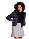 SASSAFRAS Women Hooded Crop Bomber Jacket...