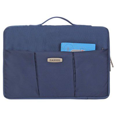 SASSIE Neoprene Sleeve Cover for 14 inch/15.6 inch Laptop MacBook, Navy Blue