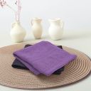 Sassoon Anatolia 2 Piece Cotton Face Towel/Hanky in 500 GSM (30cm X 30cm) - Grape-Denim...