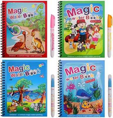 Sassyvilla Reusable Magical Water Painting Book