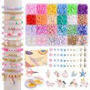 Satmarhz Unicorn Bracelet Making Kit for Girls, Jewellery Making Kit for Kids DIY Bead Set Making, Toys for Girls Age 6-12 Years Old Multicolor...