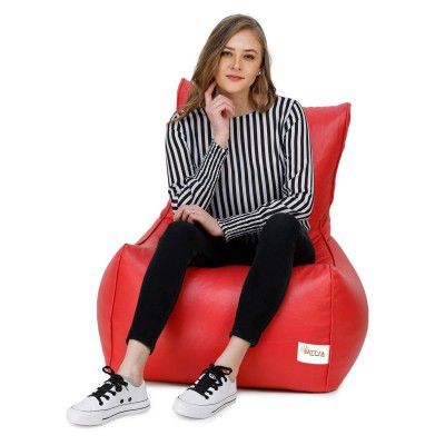 Sattva Chair Style Bean Bag XXXL Bean Bag Filled (with Beans)