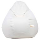Sattva Classic Bean Bag Cover Without Beans XXXL Size - White...